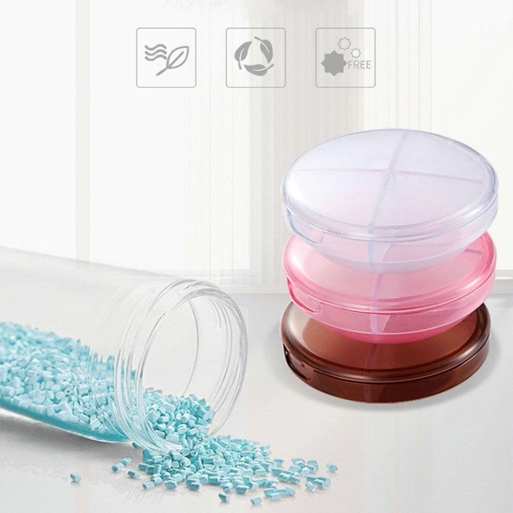 

Съемный футляр для таблеток с 4 отделениями, герметичный органайзер для таблеток, вспомогательный инструмент, контейнер для витаминов, аптечки