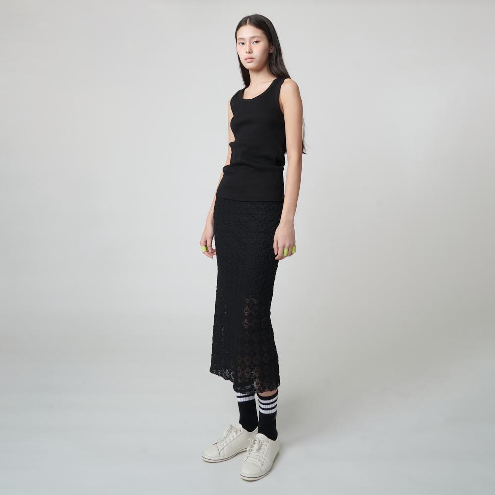 ATHPLATFORM Aw51Sk01 Detachable Flap Belt Skirt_Black