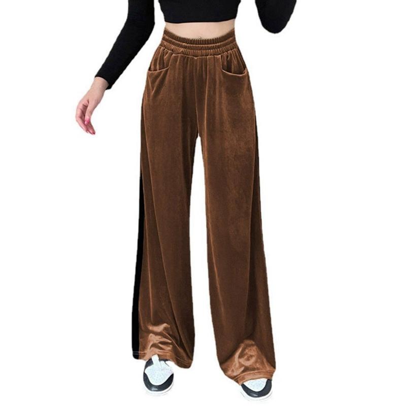 Women s Casual High-Waisted Loose Pants 3XL