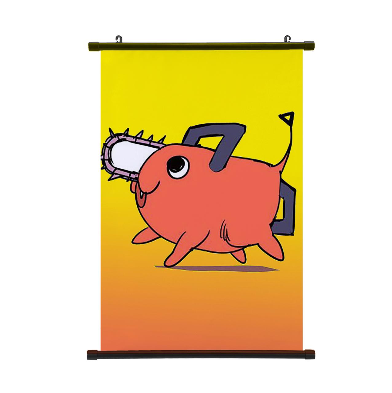 

Anime Chainsaw Man Scroll Poster Pochita Cosplay Wall Decorative Painting Home Decor Living Bedroom Decoration 30*45cm білий