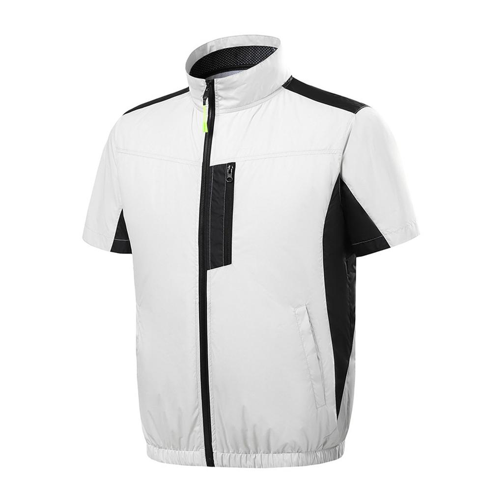 Men's And Women's Heatstroke Prevention Short Sleeved Fan Clothing Labor Welding Short Sleeved Jacket