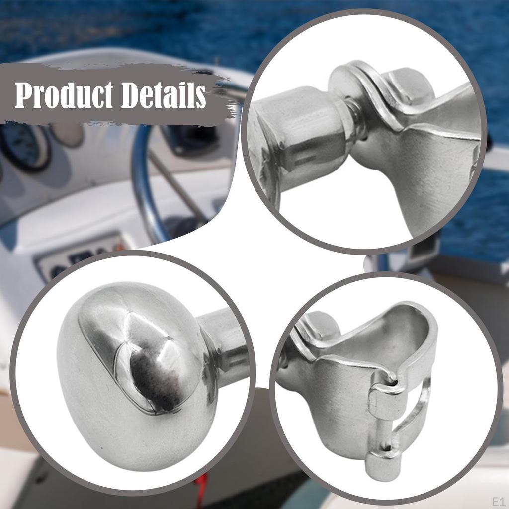Boat Steering Wheel Knob Power Handle Accessory Marine Part Easy to Install Auxiliary Booster for