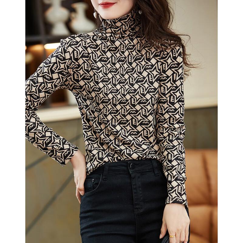 

Demana Women s Semi-Turtleneck Long-Sleeve Thermal Base Layer Top S