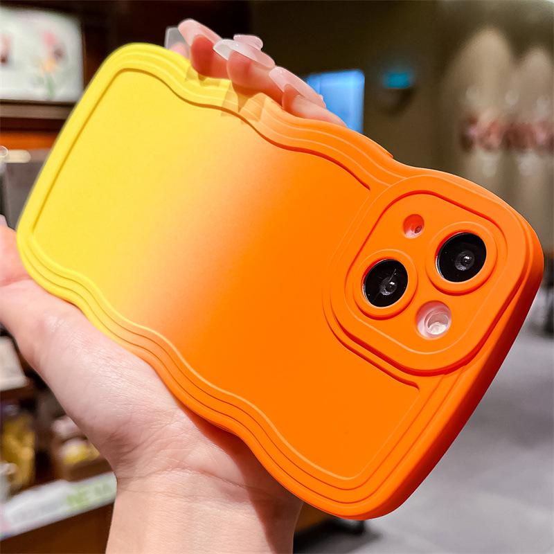 Silicone iPhone Case & Spray Paint for iPhone 12-16, 13, 14 Pro Max, Niche & Cross-Border