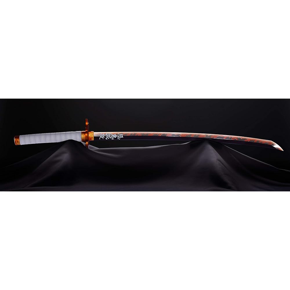 Tamashi Nations Bandai Spirits Demon Slayer Nichirin Sword Kyojuro Rengoku Collectible Prop Replica