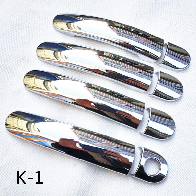For Seat Leon 2 MK1 1m M1 Cupra MK2 2012  ABS Plastic Chrome Door Handle Cover Car