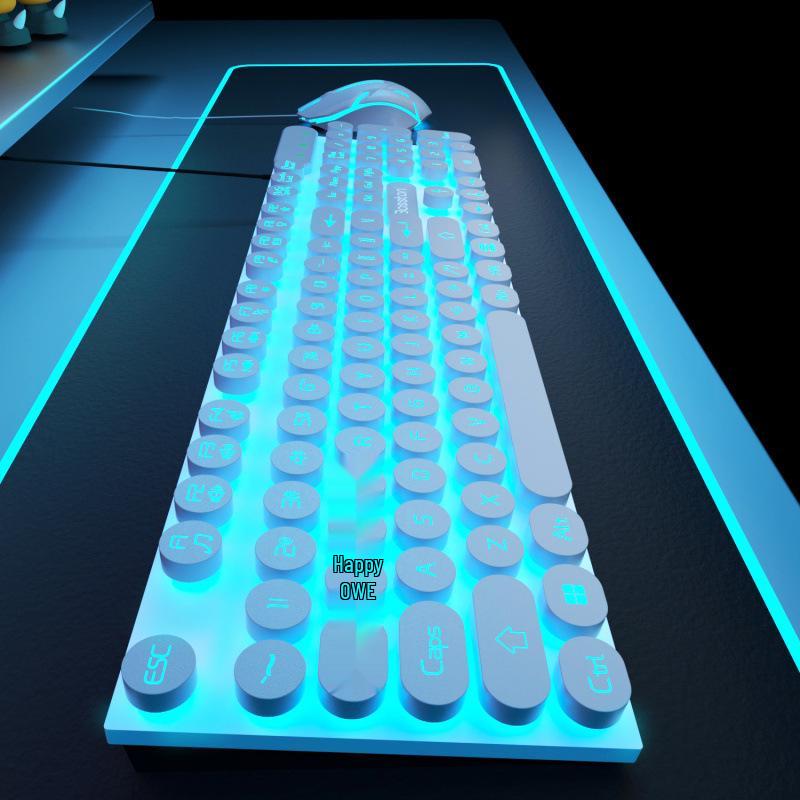 Bluetooth Backlit E-sports Mechanical Keyboard & Mouse Set for PC/Laptop