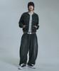 Moo Applique Camo Zip-Up Sweat Jumper - Black