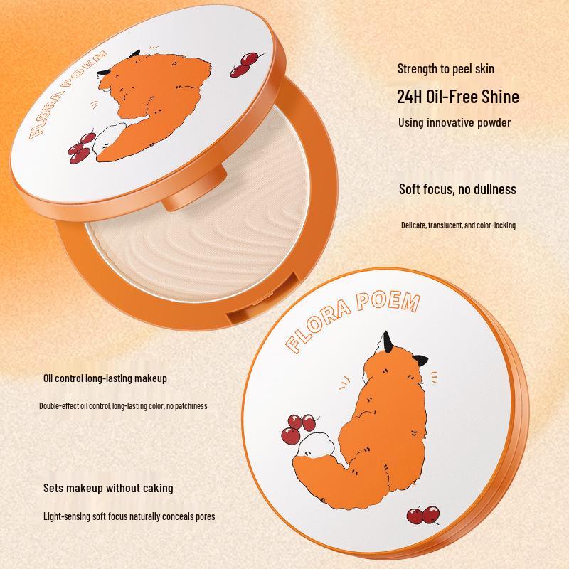 Little Fox Morning Mist Limited Edition: Clear, Natural Finish Loose Powder for Long-Lasting, Smudge-Proof, Bare-Skin Touch-ups.