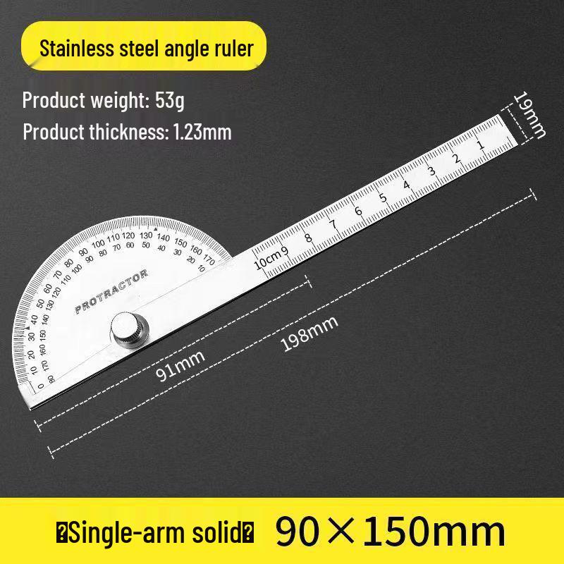 Высокоточный угломер из нержавеющей стали с обзором 360 градусов