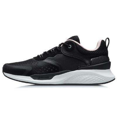 Li Ning Cushioning Low Top Running Shoes Women's Black AGLR056-4