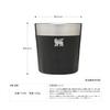 STANLEY Rocks Glass 180ml Foundry Black Cold Storage Sturdy Ice Premium Gift Dishwasher Safe Warranty Japanese (Genuine Product)