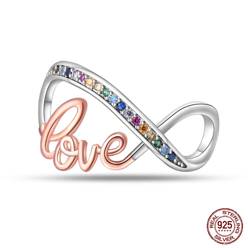 100% Copper Classic Golden Sunflower Feather Eternal Infinity Charm Beads Fit Qikaola Original Bracelet Diy Jewelry