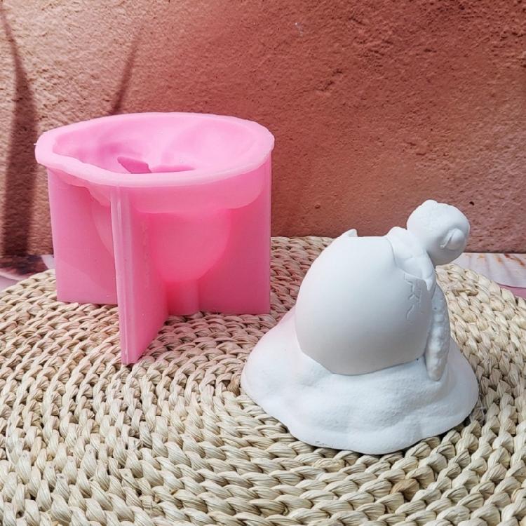 Schöne Tierformen 3D Schildkröten Silikonformen Gießformen Ornamente Formen Gipsformen für Heim Schreibtisch Dekorationen