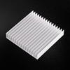 Aluminum heatsink, good thermal conductivity and cooling fins of the heatsink 100 x 100 x 18 mm, reduce the   of hardware failure in computers, pow