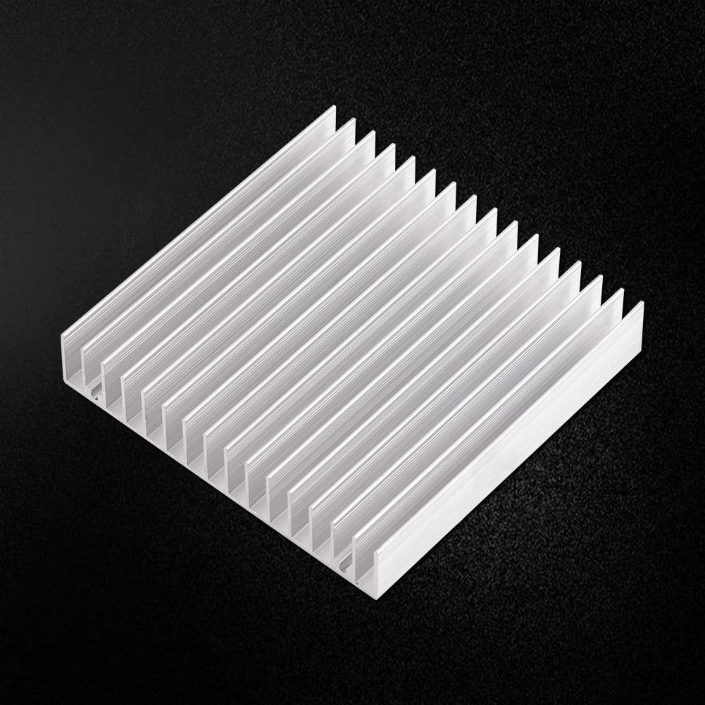 Aluminum heatsink, good thermal conductivity and cooling fins of the heatsink 100 x 100 x 18 mm, reduce the of hardware failure in computers, pow