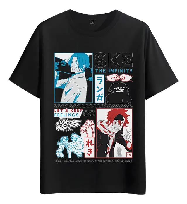Tshirt Muscle Freaks Sk8 Infinity Estilo Anime Langa