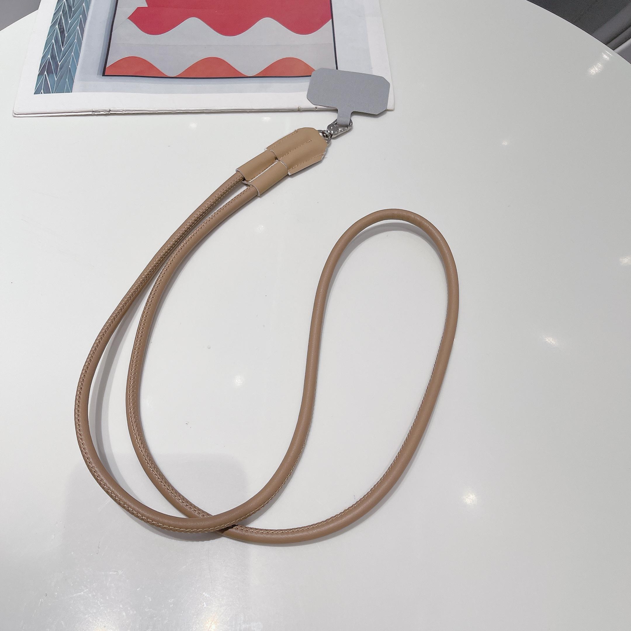 

Universal Crossbody Leather Strap Chain For Smart Mobile Phone Case iPhone 120CM Sports Leather Colorful Nylon Single Cord Rope Universal Strap