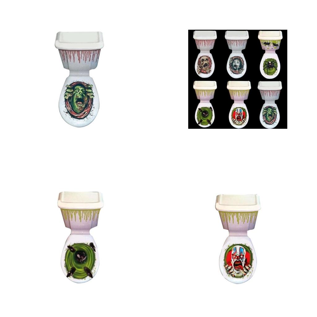 Premium Quality Halloween Bloody Hand Toilet Cover For Scary Zombie Decor