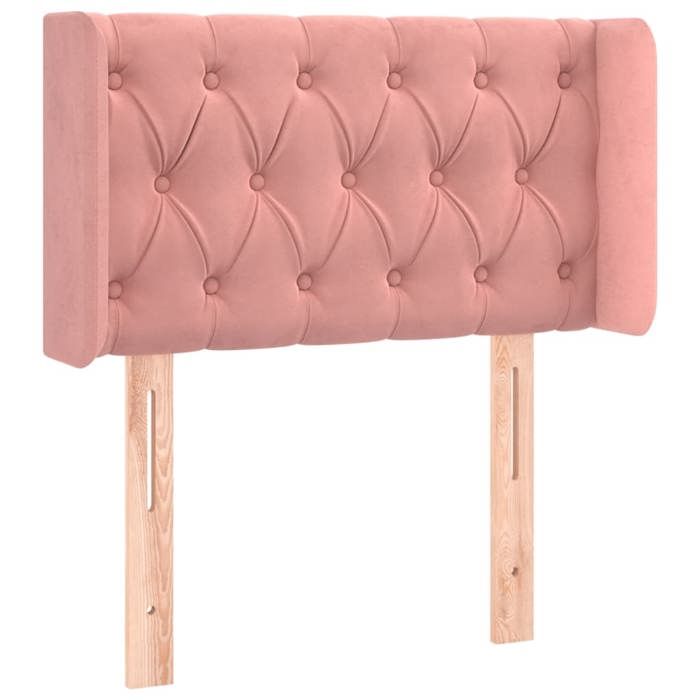 VidaXL LED Headboard Bedroom Furniture Single Bed Accessory Headboard Bed Frame Interior Pink 3123607