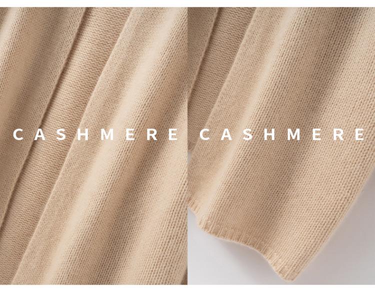 2026 Autumn/Winter Women's V-Neck Cashmere Cardigan: Elegant Mid-length, Slimming Outerwear
