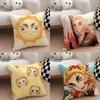 K-Kyojuros R-Rengokus Case Plush Fabric Soft Pillowcase Double Sided Print Cushion Cover Household Gifts