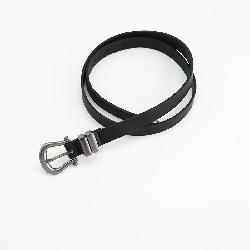 Vintage Chic Women's Jeans Belt With Alloy Buckle Classic And Stylish