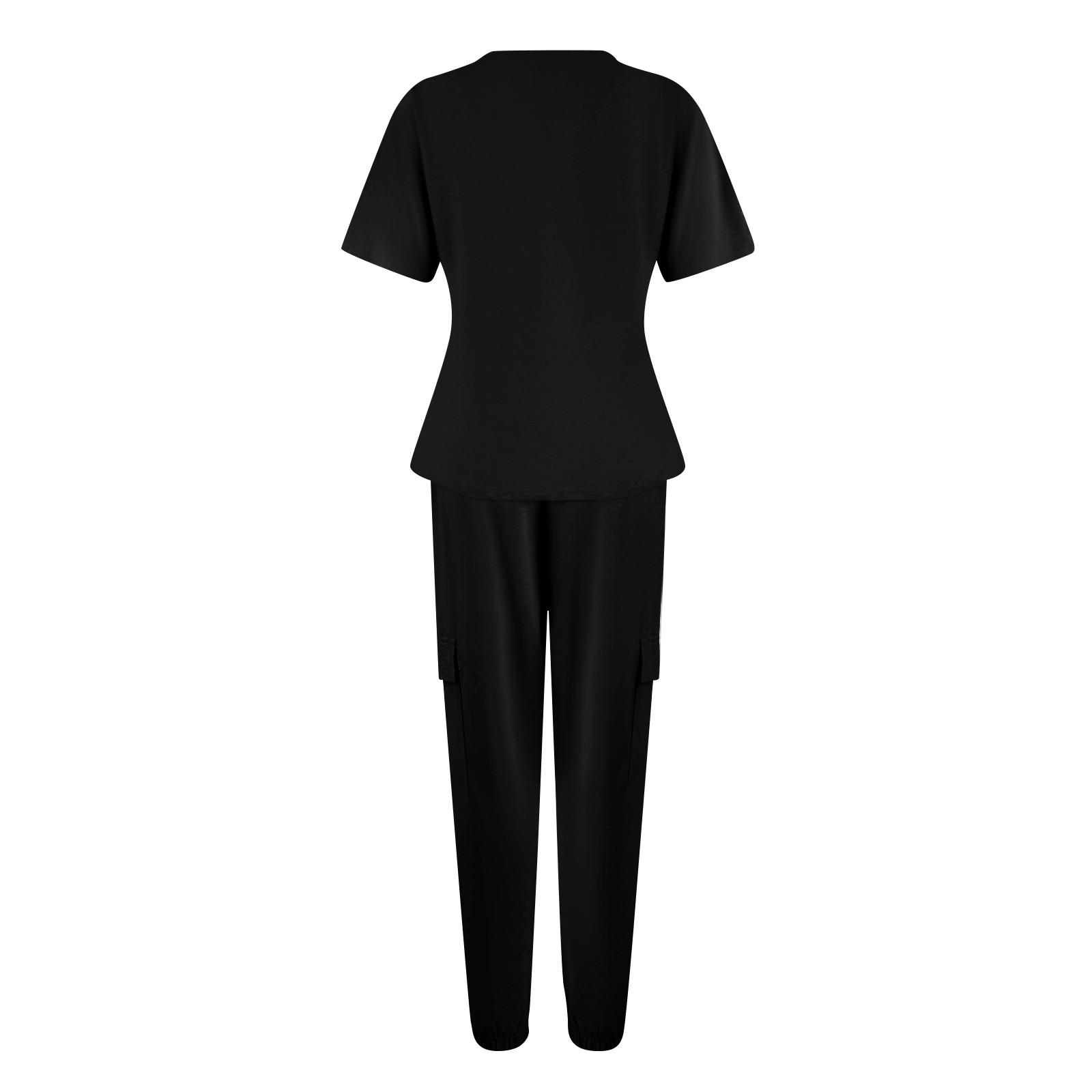 Женский топ с монограммой и короткими рукавами — фото 5