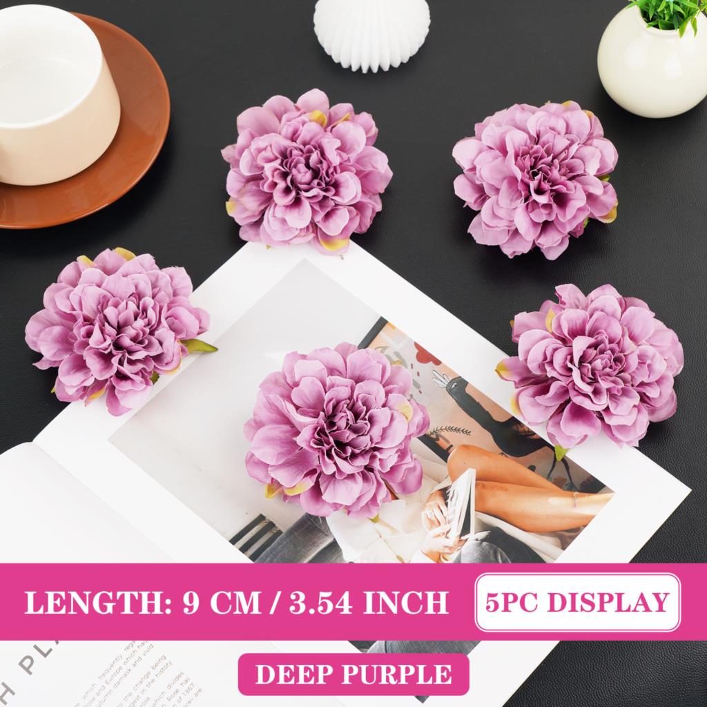 

5/10 шт. Искусственные цветы Шелковые пионы Головки цветов DIY Свадебные аксессуары для букета невесты Искусственные цветы Домашнее украшение для вечеринки 5pcs
