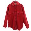 Melton 70s Vintage Outerwear Made In the USA Shirt Jacket M Red Men's Used