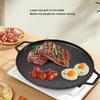 Non Stick Korean Grill Pan High Temperature Resistant Round Korean Grill Pan  Home Kitchen