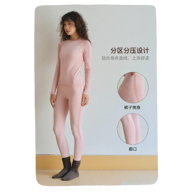 New Merino Wool Ski Clothing Underwear Set Outdoor Mountaineering Sports Breathable Perspiration Compression Warm Clothes