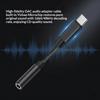Type C to 3.5mm Jack Audio Adapter Universal Fit HiFi Stereo Sound for Car Headset Wired Earphone Use