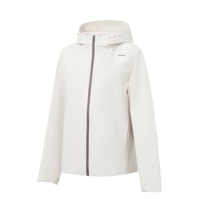 Li Ning Fitness Series Windproof Water-Repellent UV-Resistant Loose Hooded Windbreaker Women Outerwear AFDW102-9