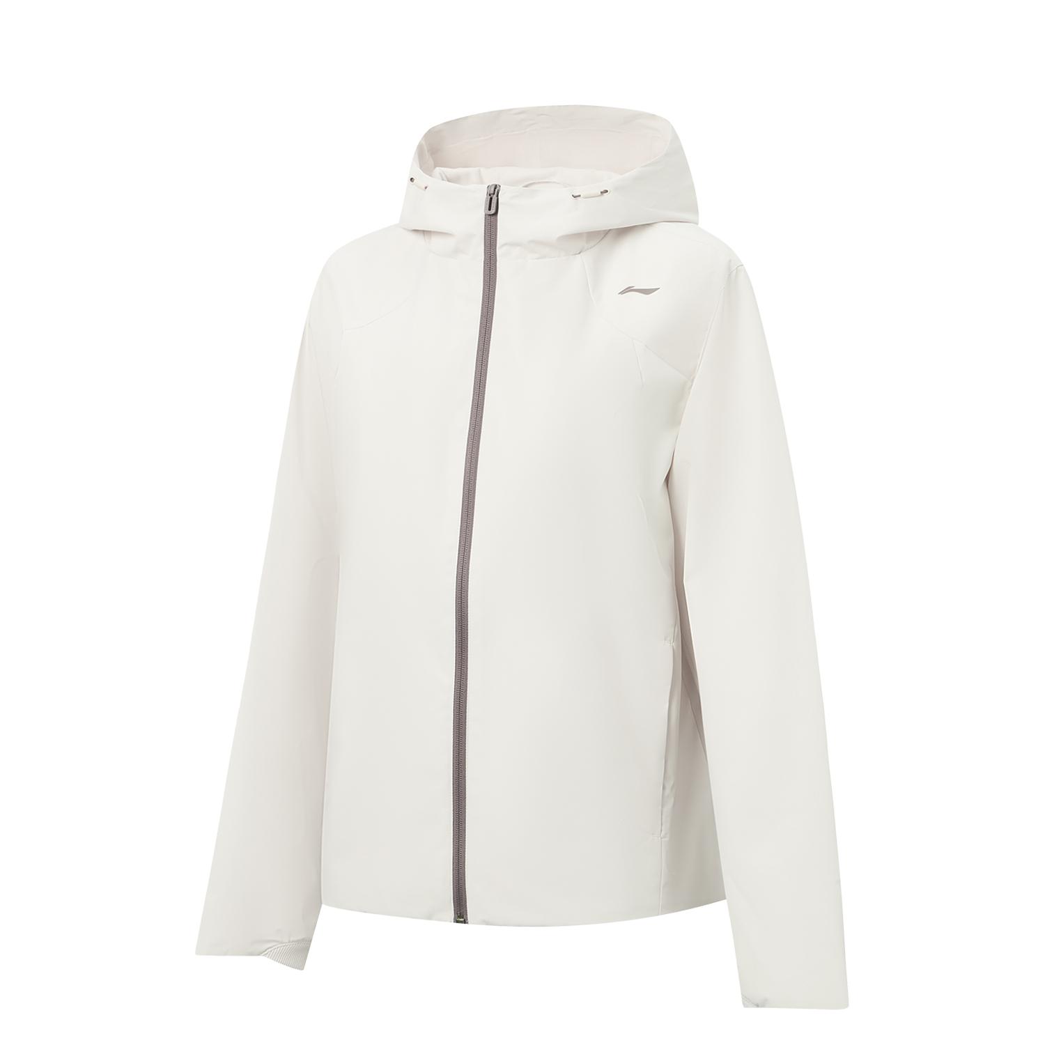 

Li Ning Fitness Series Windproof Water-Repellent UV-Resistant Loose Hooded Windbreaker Women outerwear AFDW102-9 XL