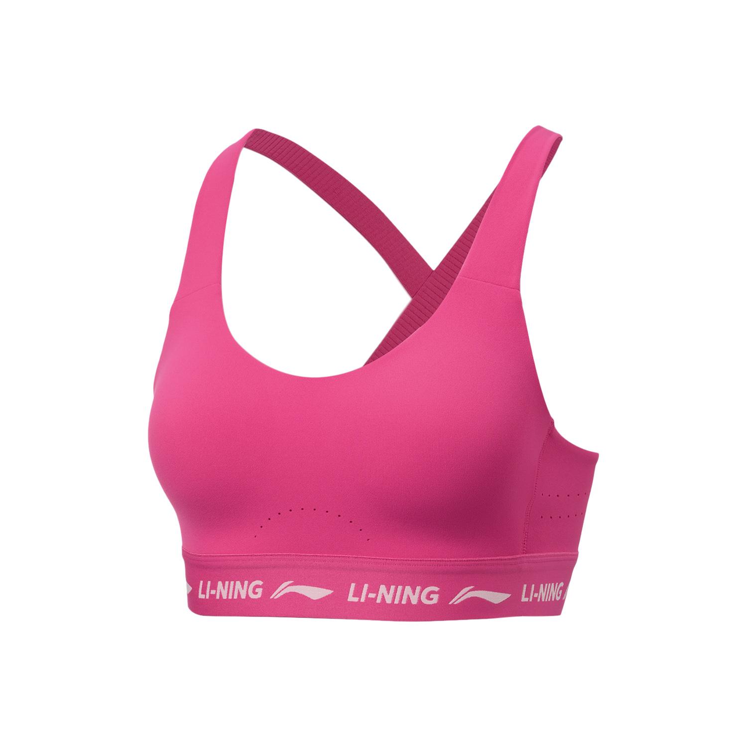 Li-Ning Comfortable Simple Solid Color Sports Bra Women underwear AUBW036-2 S