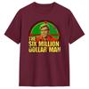 T-shirt TV Unisex Sei Milioni di Dollari T-shirt Estive in Puro Cotone per Unisex Hip Hop T-shirt Stampata Manica Corta Abbigliamento Streetwear