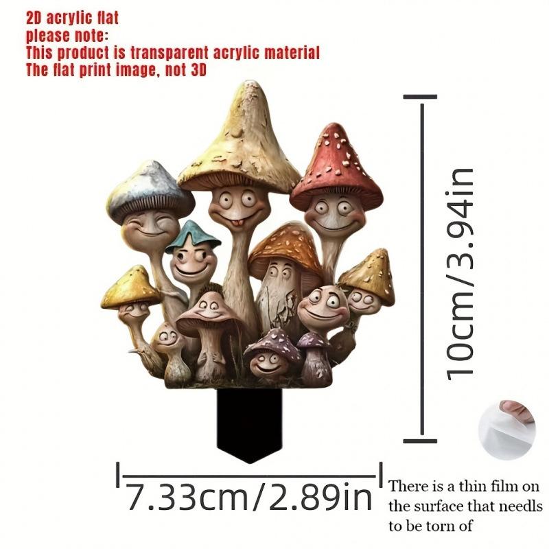 2D Flat, Smiling Frog Is Suitable for Courtyard, Lawn and Gardening/outdoor Accessories/garden Decoration Floor Inserts, Indoor Potted Plants,
