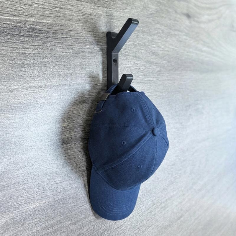 Strong Adhesive Hook For Organizing Coat Bags And Hat On Wall Door Without Drilling Easy To Install