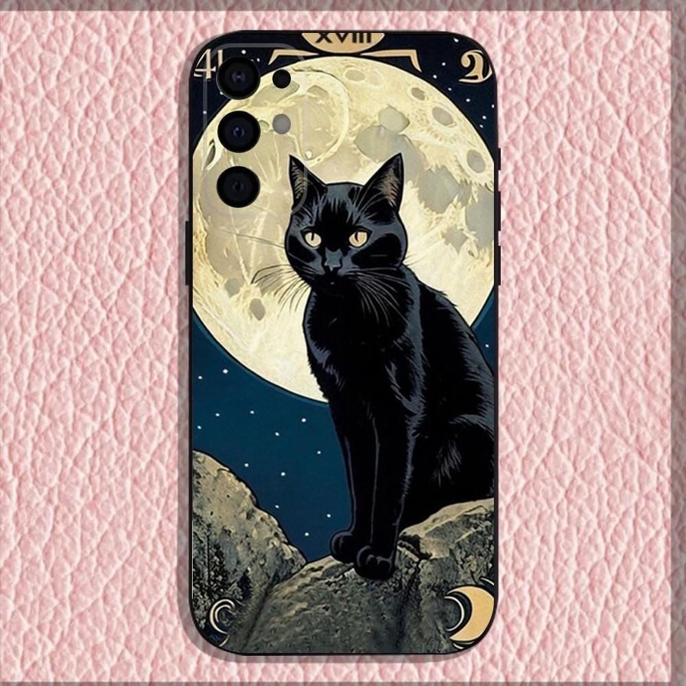 

moon Tarot Mystery totem Case Phone Case For Samsung S25,S24,S21,S22,S23,S30,Ultra,S20,Plus,Fe,Lite,Note,10,9,5G Black Cover Samsung S205G