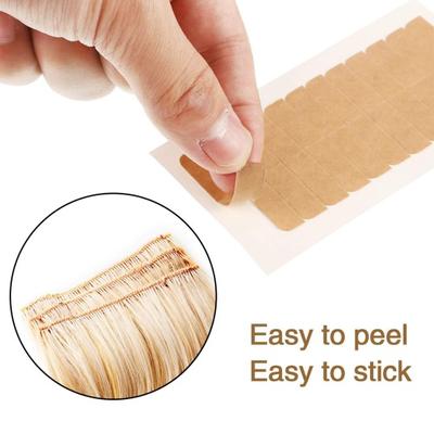 10 גיליונות דבק פאה דבק עמיד למים עמיד לזיעה גברים נשים נשים תחרה קדמית ערכת רצועת תוספות שיער אביזרי שיער