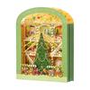 Sanrio Christmas Card, Message Card, Christmas, Green Border with Department Store, JX 48-5, 241989