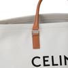 Celine Horizontalkava Tote Bag Canvas White Women 190062BNZ Used