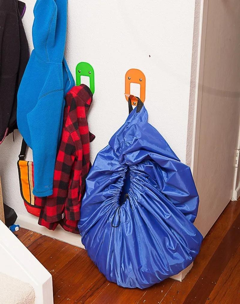 1pc Multifunction Portable Kids Toys Storage Bags Blocks Toys Play Mat Building Blocks Toys Bags for Christmas Gift