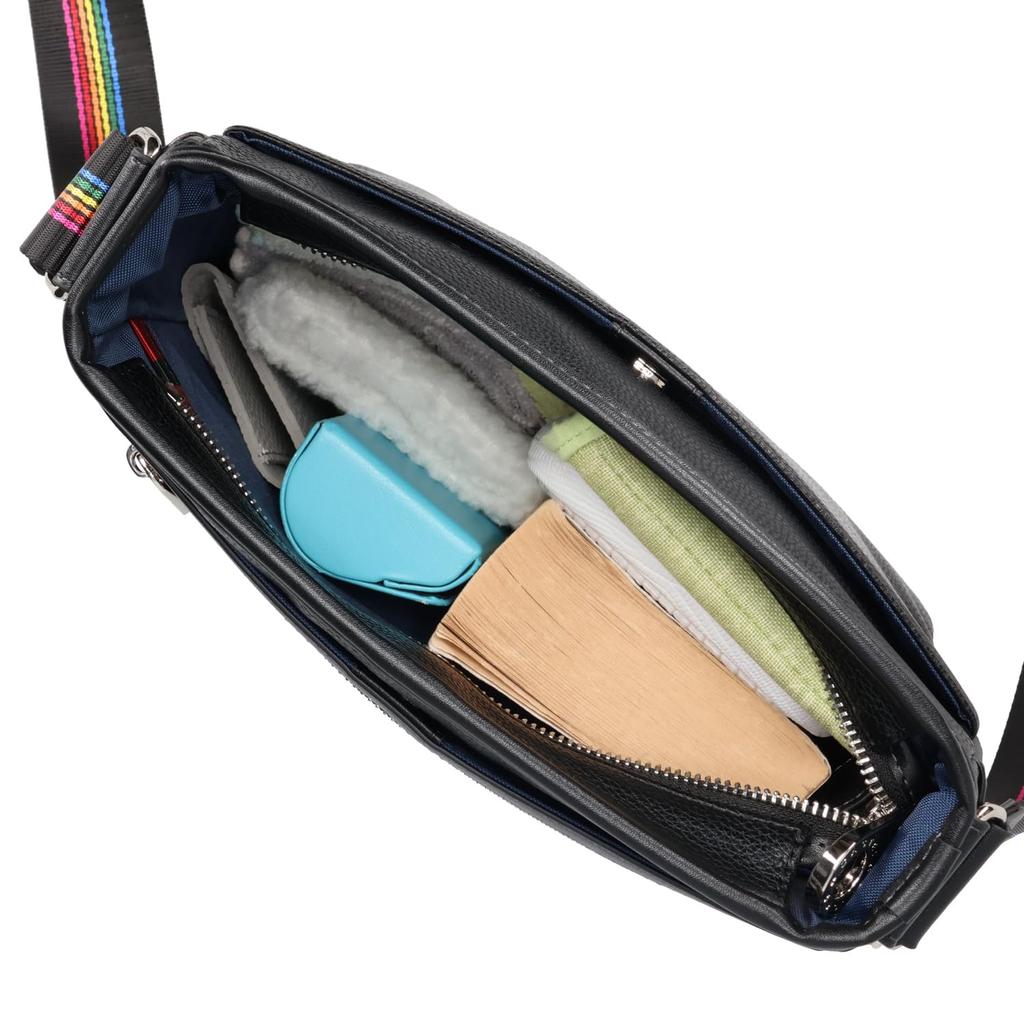 Castelbajac June Black Shoulder Bag Men's