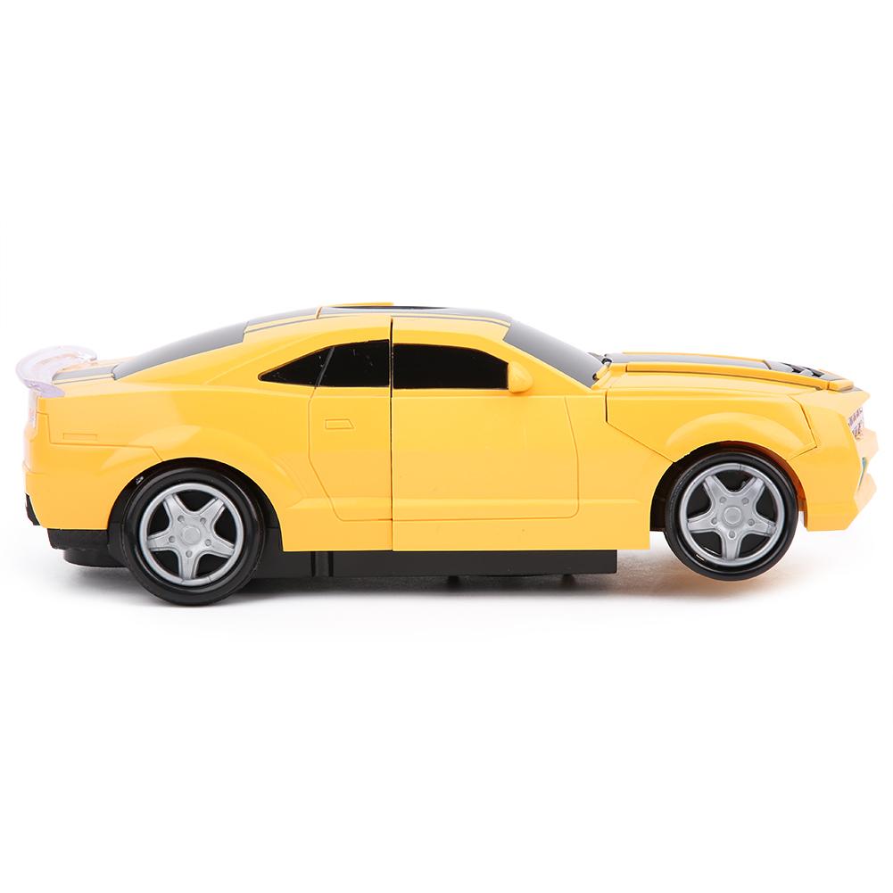 Transform Car Toy Deformation Robots Children Electric Car Toy with Music Light