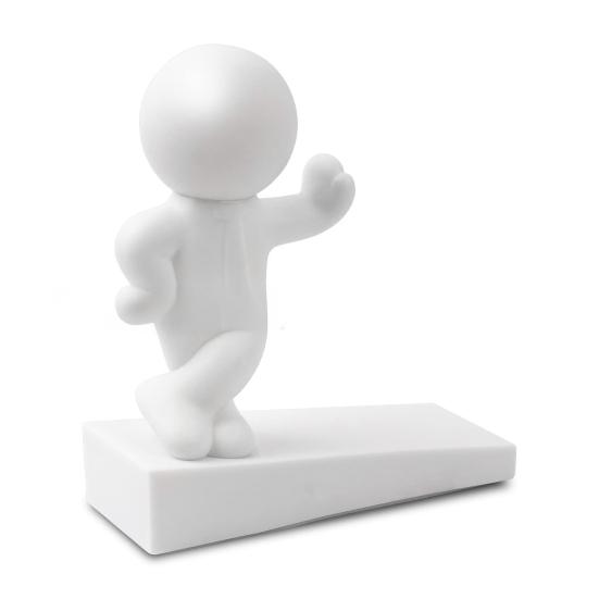 Cartoon Man Door Stopper Wedge Wall Protector Anti-slip Windproof No Drilling Anti-collision Carpet Tile Concrete Wooden Floor Doorstop
