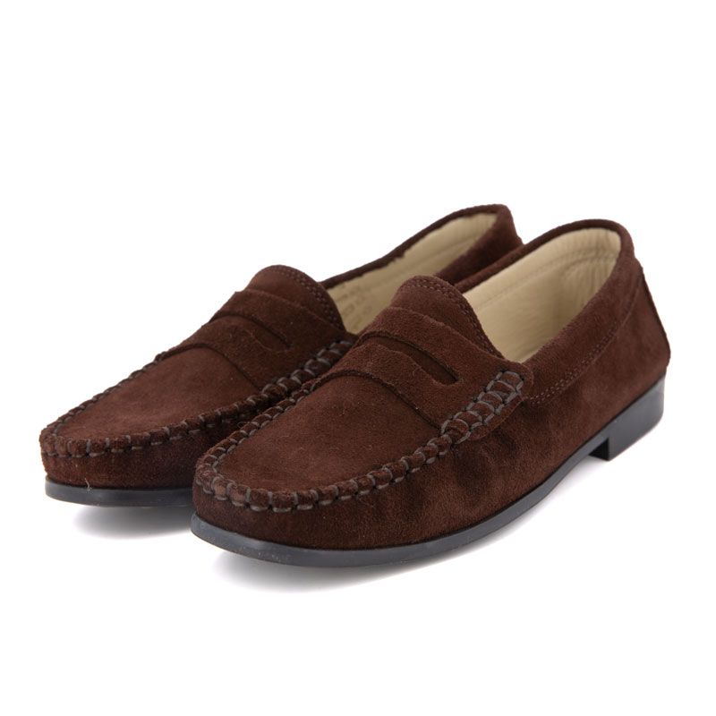 Mocassin 97 158 croute velour 448 marron fonce t36-41 Femme XAVIER DANAUD