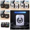 Loudspeaker USB Wired Speakers HIFI Stereo Computer Speaker with Light Durable Music Player