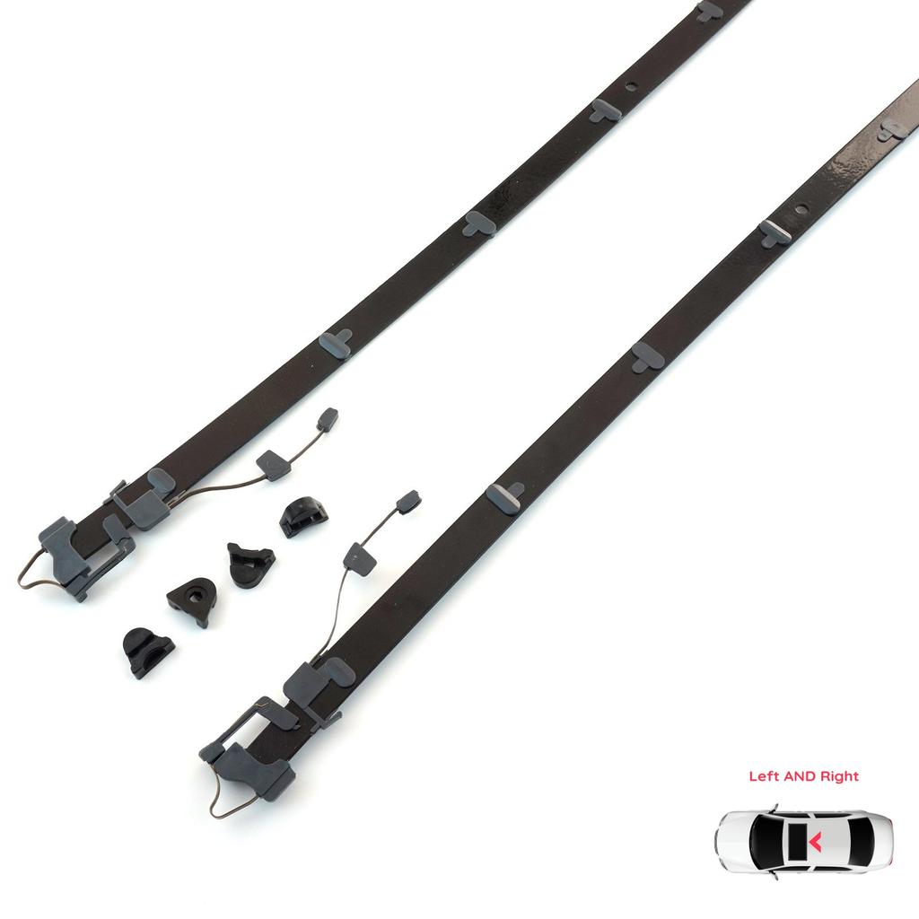 BSR593 Panoramic Sliding Roof Sunroof Rail Frame Glass Slider Guide Repair Set Length 57 Cm for Mercedes C-Class W205 2014-2021